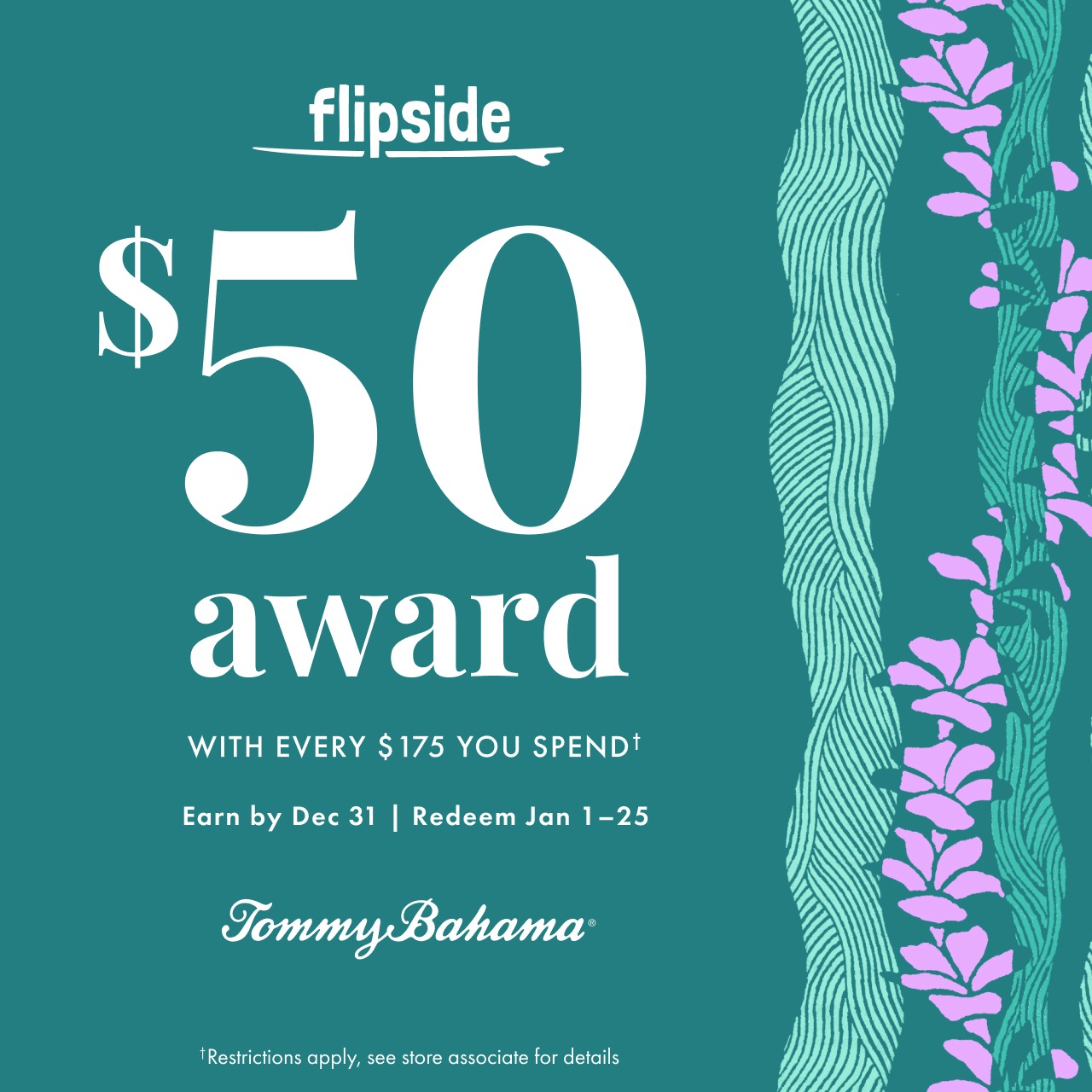 Tommy Bahama – Campaign 538 – 50 Award With Every 175 You Spend – EN – Image Set 1 – 1280×1280
