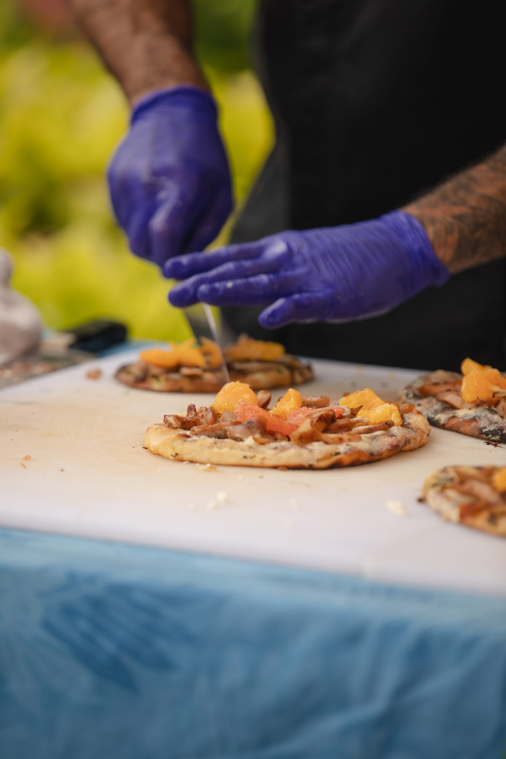 Chef demonstration at Kauai Culinary Market
