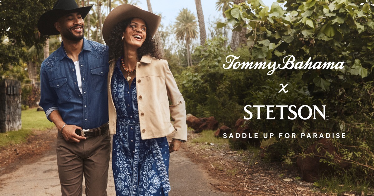 Tommy Bahama x Stetson limited collection